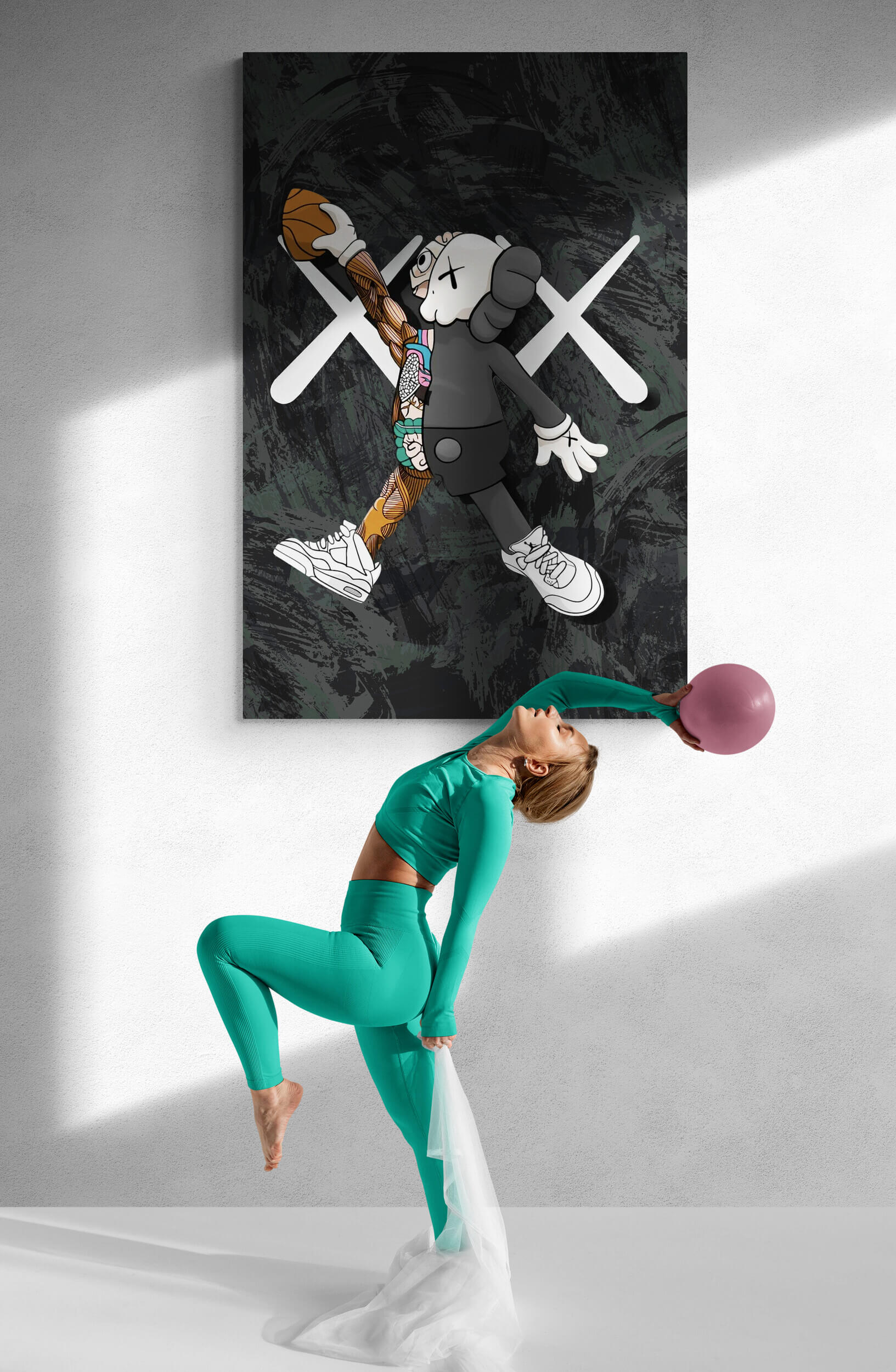 Kaws basketball on sale