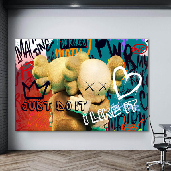 KAWS Friends - Walls Decor Acrylic, Metal or Canvas High Quality 